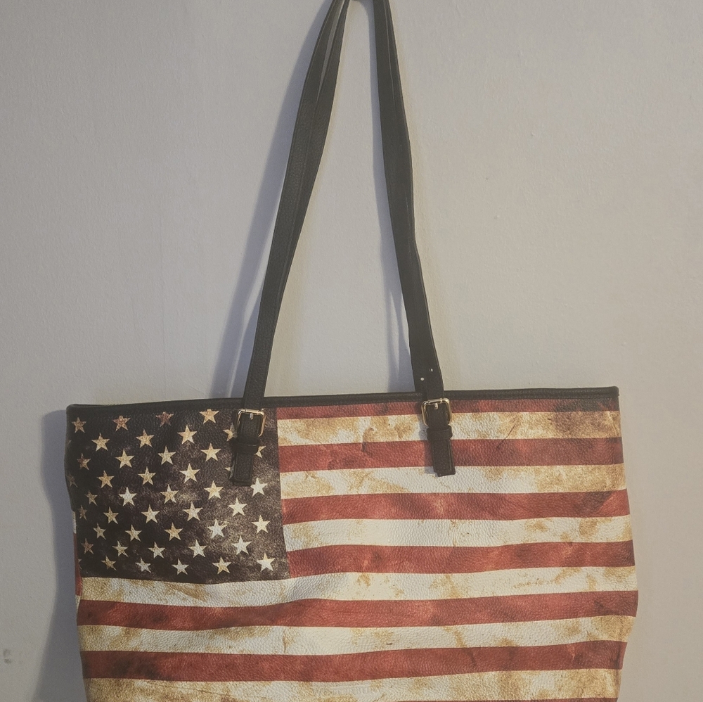 WinterBury Limited Edition UK/US Flag Tote Bag